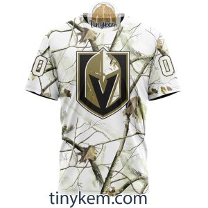 Vegas Golden Knights Customized Hoodie Tshirt With White Winter Hunting Camo Design2B6 oM6qL