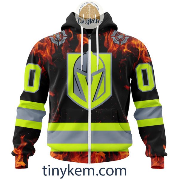 Vegas Golden Knights Firefighters Customized Hoodie, Tshirt, Sweatshirt