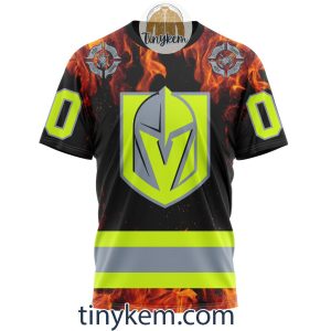 Vegas Golden Knights Firefighters Customized Hoodie Tshirt Sweatshirt2B6 ikDuE
