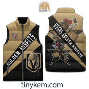 Vegas Golden Knights Puffer Sleeveless Jacket All Together Now2B5 U4s3c
