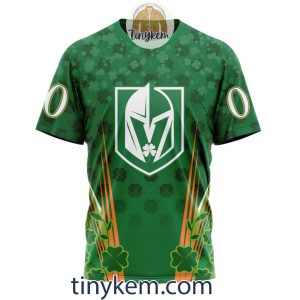 Vegas Golden Knights Shamrocks Customized Hoodie Tshirt Gift for St Patricks Day2B6 NhtvS