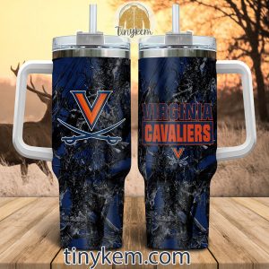 Virginia Cavaliers Realtree Hunting 40oz Tumbler