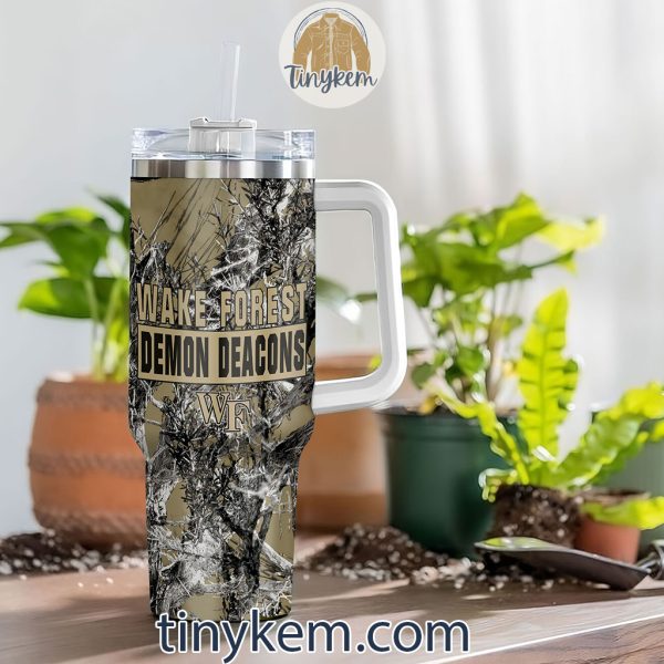 Wake Forest Demon Deacons Realtree Hunting 40oz Tumbler