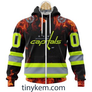Washington Capitals Firefighters Customized Hoodie Tshirt Sweatshirt2B2 APBjZ