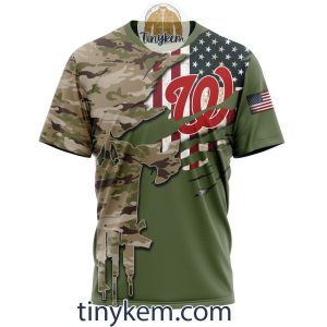 Washington Nationals Skull Camo Customized Hoodie Tshirt Gift For Veteran Day2B6 aRRNL