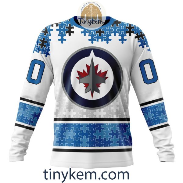 Winnipeg Jets Autism Awareness Customized Hoodie, Tshirt, Sweatshirt