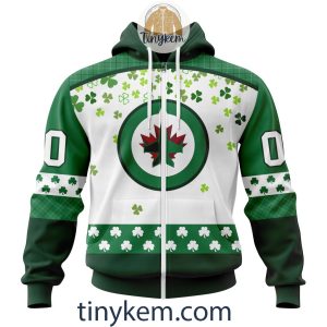 Winnipeg Jets Hoodie Tshirt With Personalized Design For St Patrick Day2B2 AzdtG