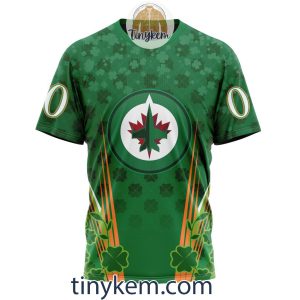 Winnipeg Jets Shamrocks Customized Hoodie Tshirt Gift for St Patricks Day2B6 42urA