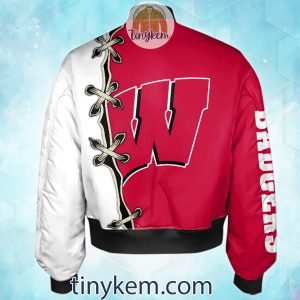 Wisconsin Badgers Custom Name Bomber Jacket2B3 qZbht