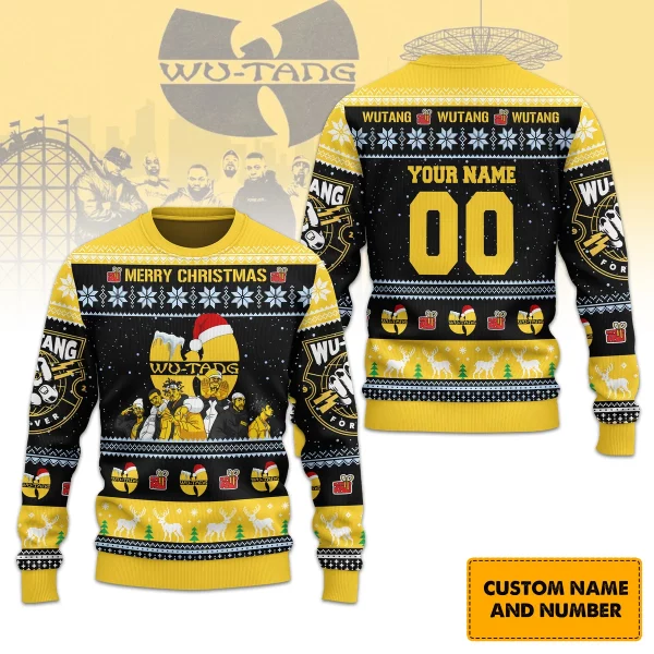 Wu-tang Clan Customized Ugly Christmas Sweater