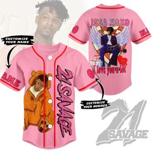 21 Savage Customized Baseball Jersey: Issa Xoxo