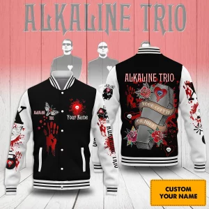 Alkaline Trio Customized Baseball Jacket