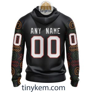 Anaheim Ducks Black History Month Customized Hoodie Tshirt Sweatshirt2B3 XKndY