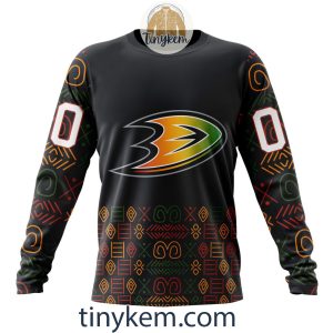 Anaheim Ducks Black History Month Customized Hoodie Tshirt Sweatshirt2B4 Xbmr5