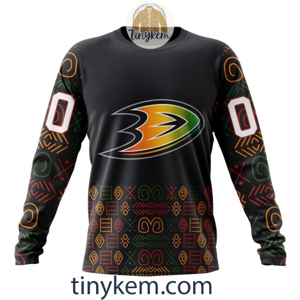 Anaheim Ducks Black History Month Customized Hoodie, Tshirt, Sweatshirt