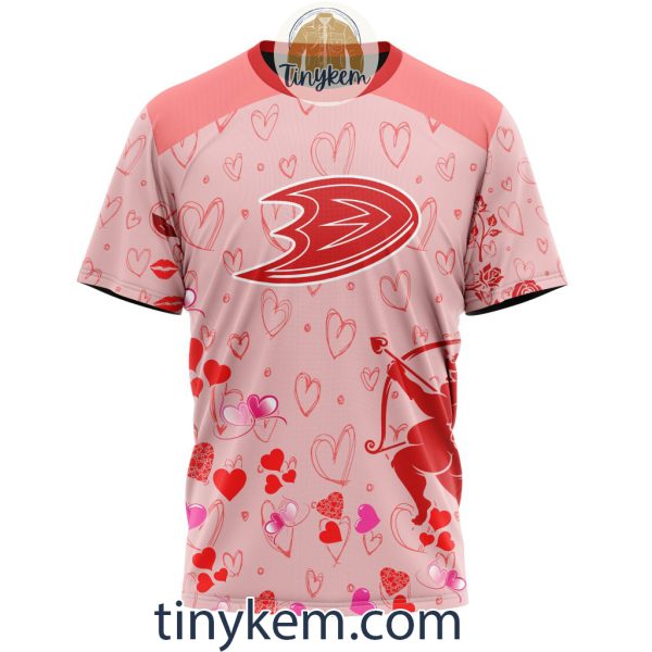 Anaheim Ducks Valentine Customized Hoodie, Tshirt, Sweatshirt
