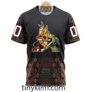 Arizona Coyotes Black History Month Customized Hoodie Tshirt Sweatshirt2B6 eb0QK
