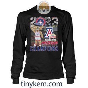Arizona Wildcats Alamo Bowl Champions 2023 Shirt2B4 dwZAQ