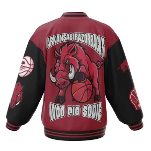 Arkansas Razorbacks Baseball Jacket Woo Pig Sooie2B3 yiCfr