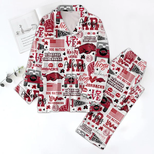 Arkansas Razorbacks Icons Bundle Pajamas Set