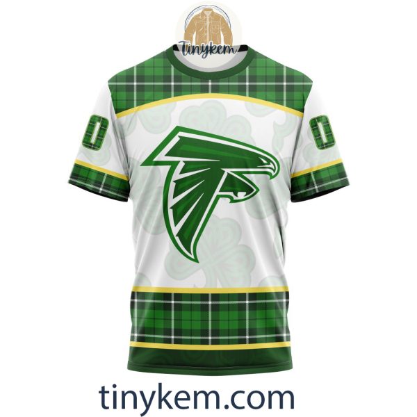 Atlanta Falcons Shamrock Customized Hoodie, Tshirt: Gift For St Patrick Day 2024