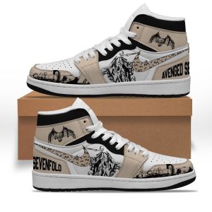 Avenged Sevenfold Custom Air Jordan 1 High Top Shoes2B3 eoTcK