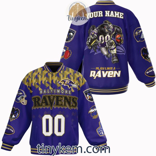 Baltimore Customized Baseball Jacket: Play Like A Raven