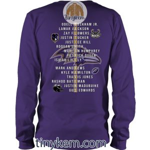 Baltimore Ravens AFC North Champions 2023 Shirt Two Sides Printed2B8 2CfAS