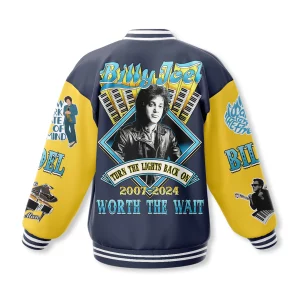 Billy Joel Baseball Jacket Turn The Lights Back On 2007 20242B3 Gs4tt