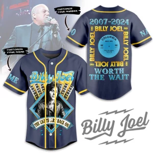 Billy Joel Customized Baseball Jersey