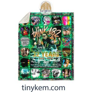 Blink 182 Blanket 32 Years Anniversary 1992 20242B3 Xr3yt
