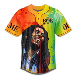 Bob Marley One Love Customized Baseball Jersey2B2 l2VM3