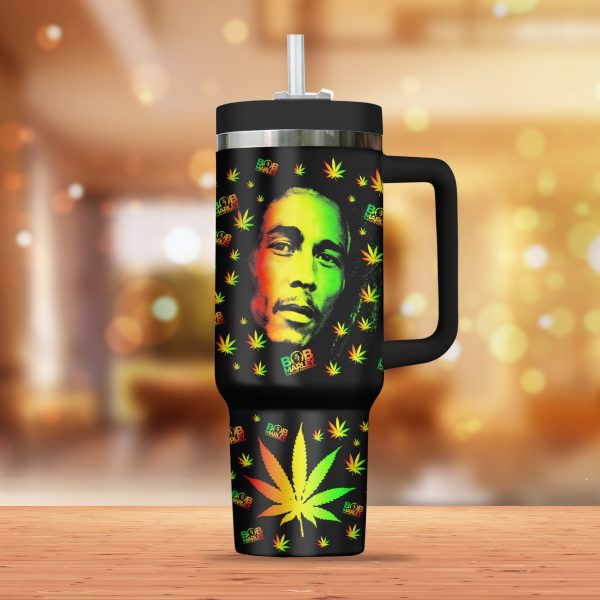 Bob Marley Weed 40 Oz Tumbler