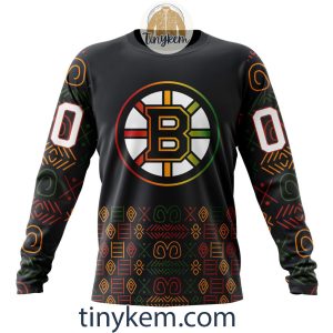 Boston Bruins Black History Month Customized Hoodie Tshirt Sweatshirt2B4 gVTFx
