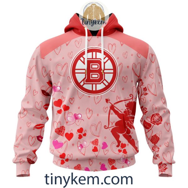 Boston Bruins Valentine Customized Hoodie, Tshirt, Sweatshirt