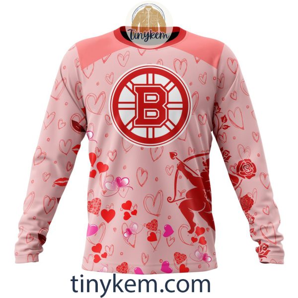 Boston Bruins Valentine Customized Hoodie, Tshirt, Sweatshirt