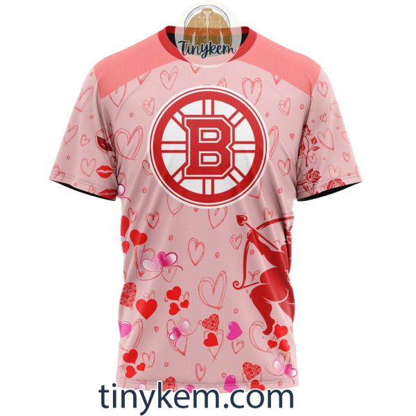 Boston Bruins Valentine Customized Hoodie, Tshirt, Sweatshirt