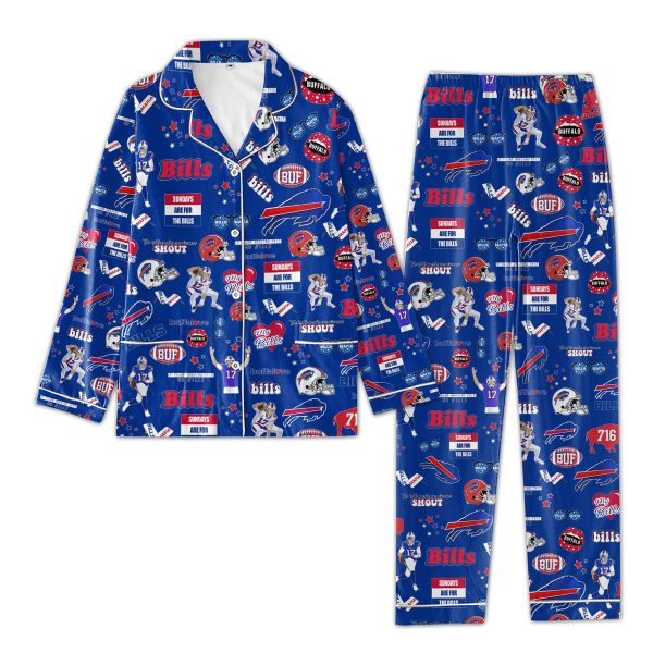 Buffalo Bills Icons Bundle Pajamas Set