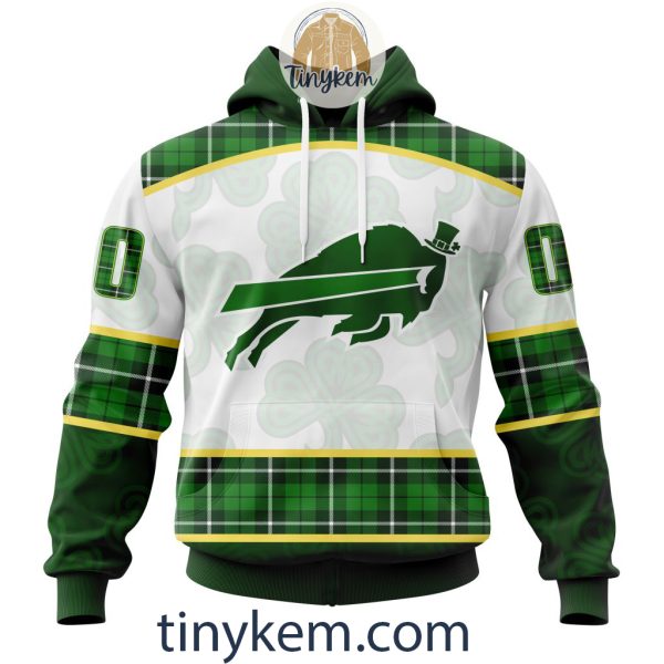 Buffalo Bills Shamrock Customized Hoodie, Tshirt: Gift For St Patrick Day 2024