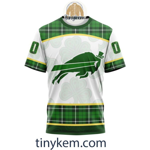 Buffalo Bills Shamrock Customized Hoodie, Tshirt: Gift For St Patrick Day 2024