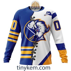 Buffalo Sabres Home Mix Reverse Retro Jersey Customized Hoodie Tshirt Sweatshirt2B4 ck4P2