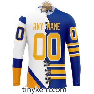 Buffalo Sabres Home Mix Reverse Retro Jersey Customized Hoodie Tshirt Sweatshirt2B5 P0KJd