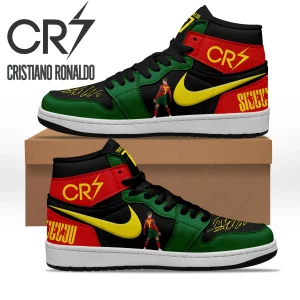 CR7 Customized Air Jordan 1 High Top Shoes