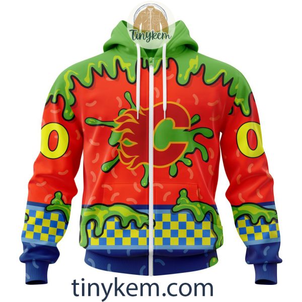 Calgary Flames Nickelodeon Customized Hoodie, Tshirt, Sweatshirt