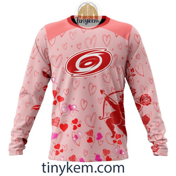 Carolina Hurricanes Valentine Customized Hoodie, Tshirt, Sweatshirt