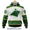 Chicago Bears Shamrock Customized Hoodie, Tshirt: Gift For St Patrick Day 2024
