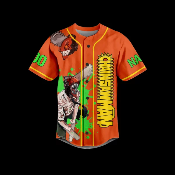 Chainsaw Man Customized Baseball Jersey