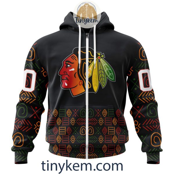 Chicago Blackhawks Black History Month Customized Hoodie, Tshirt, Sweatshirt