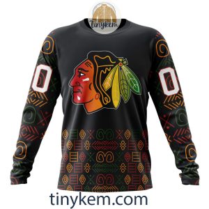 Chicago Blackhawks Black History Month Customized Hoodie Tshirt Sweatshirt2B4 ic8rO
