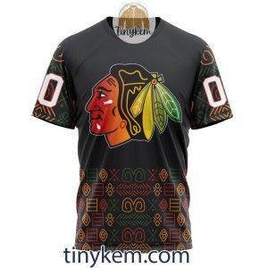 Chicago Blackhawks Black History Month Customized Hoodie Tshirt Sweatshirt2B6 mQP57